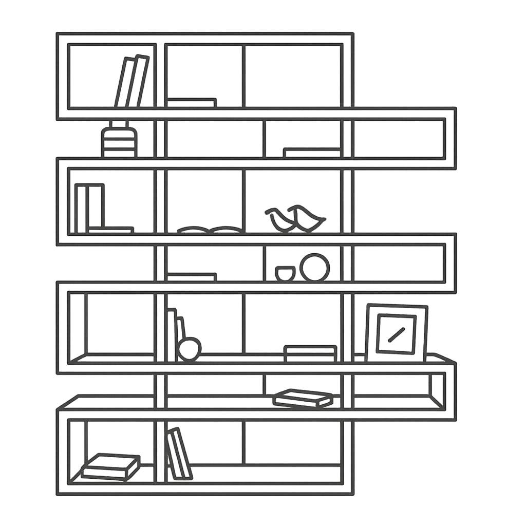 Boekenkasten, wandkasten & vitrinekasten - Casa Neu