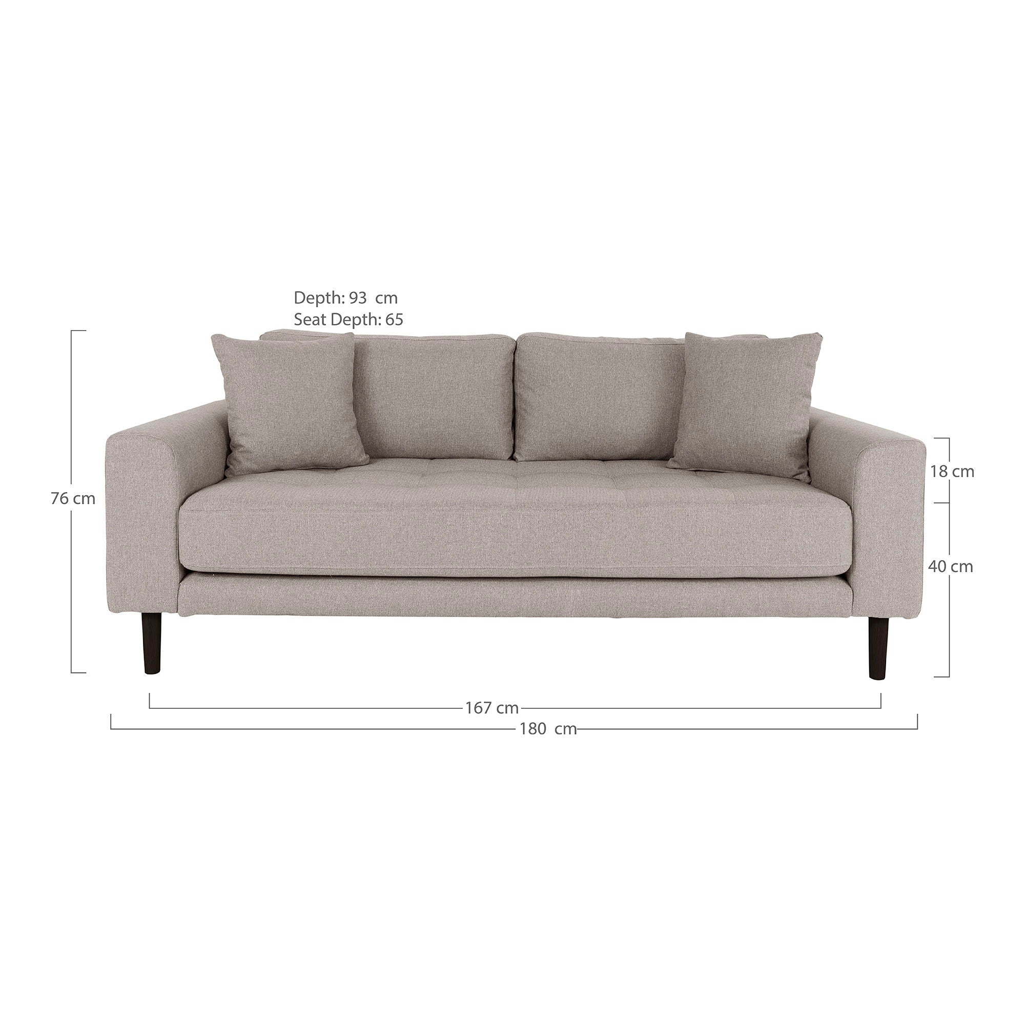 Lido 2,5 Seater Sofa