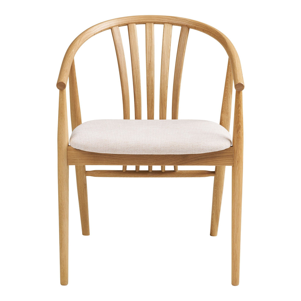 Agustin Luxe Eetstoel Naturel - Casa Neu