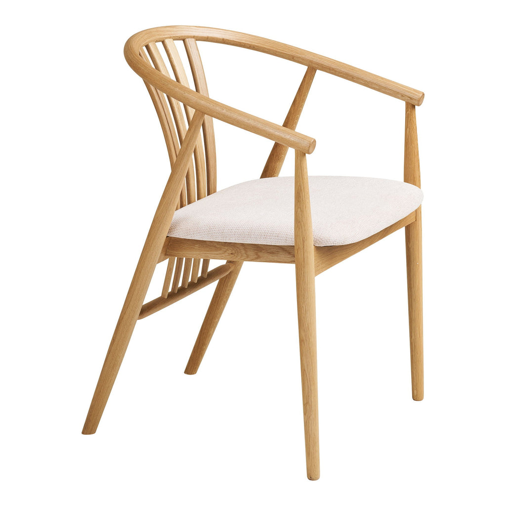 Agustin Luxe Eetstoel Naturel - Casa Neu