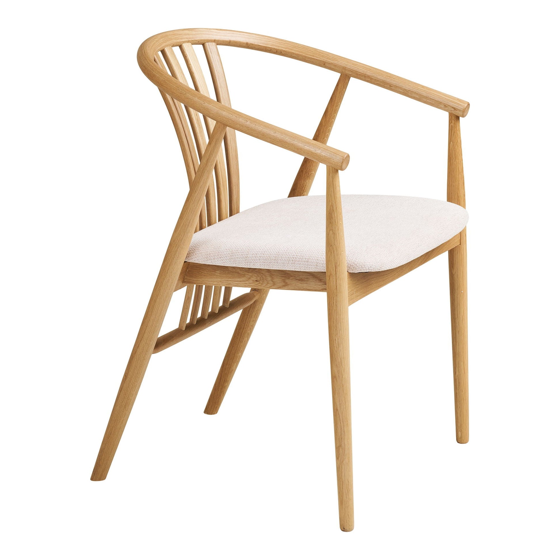 Agustin Luxe Eetstoel Naturel - Casa Neu