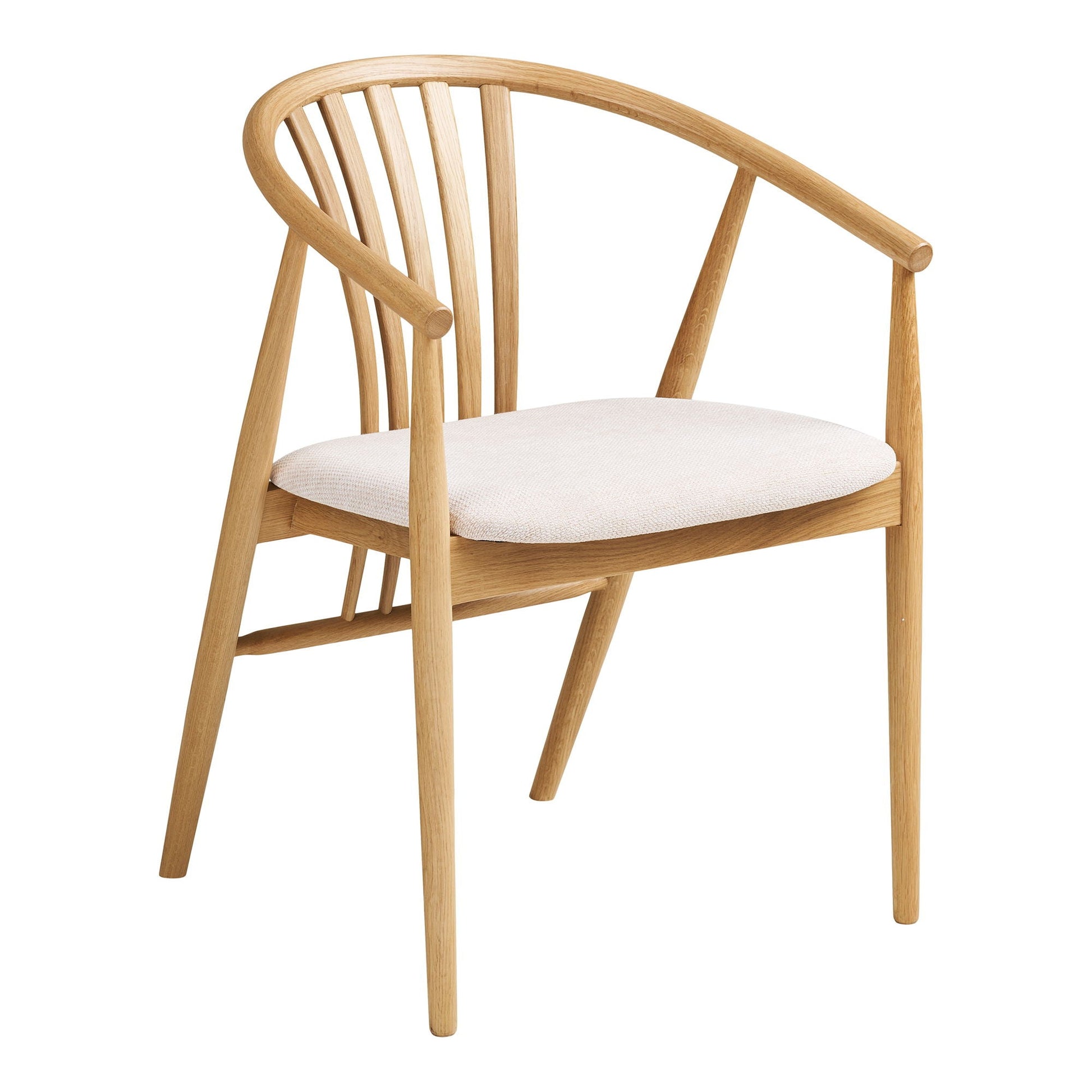 Agustin Luxe Eetstoel Naturel - Casa Neu