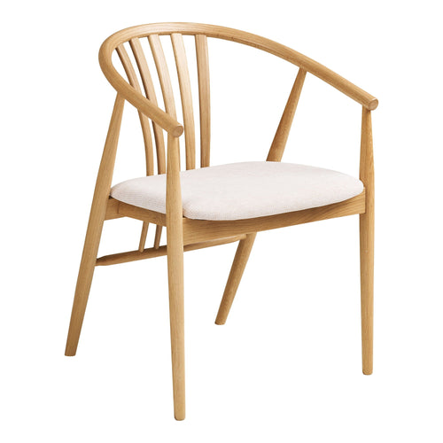 Agustin Luxe Eetstoel Naturel - Casa Neu