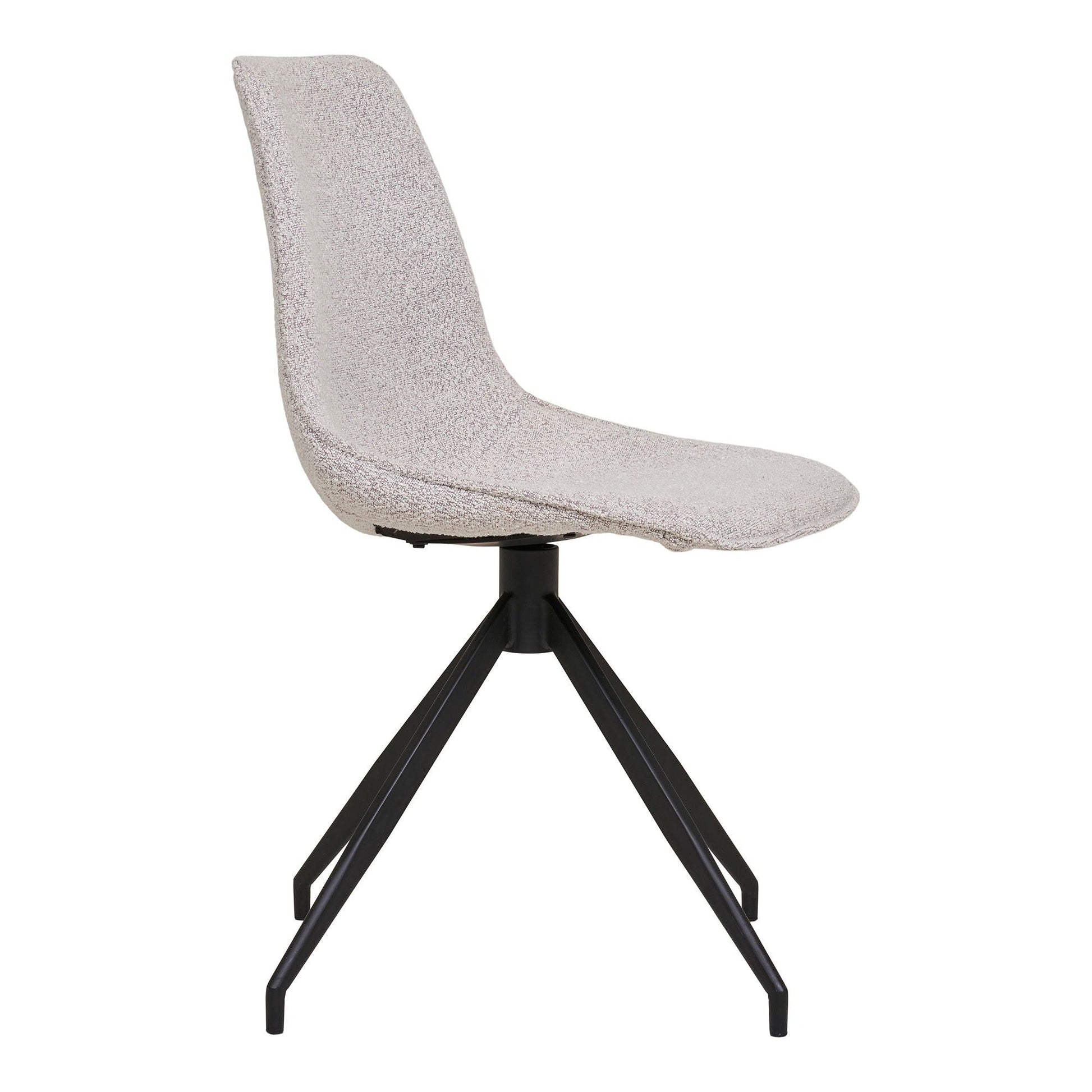 Bouclé Eetkamerstoel Monaco – Stijlvol Comfort Met Draaibasis - Casa Neu