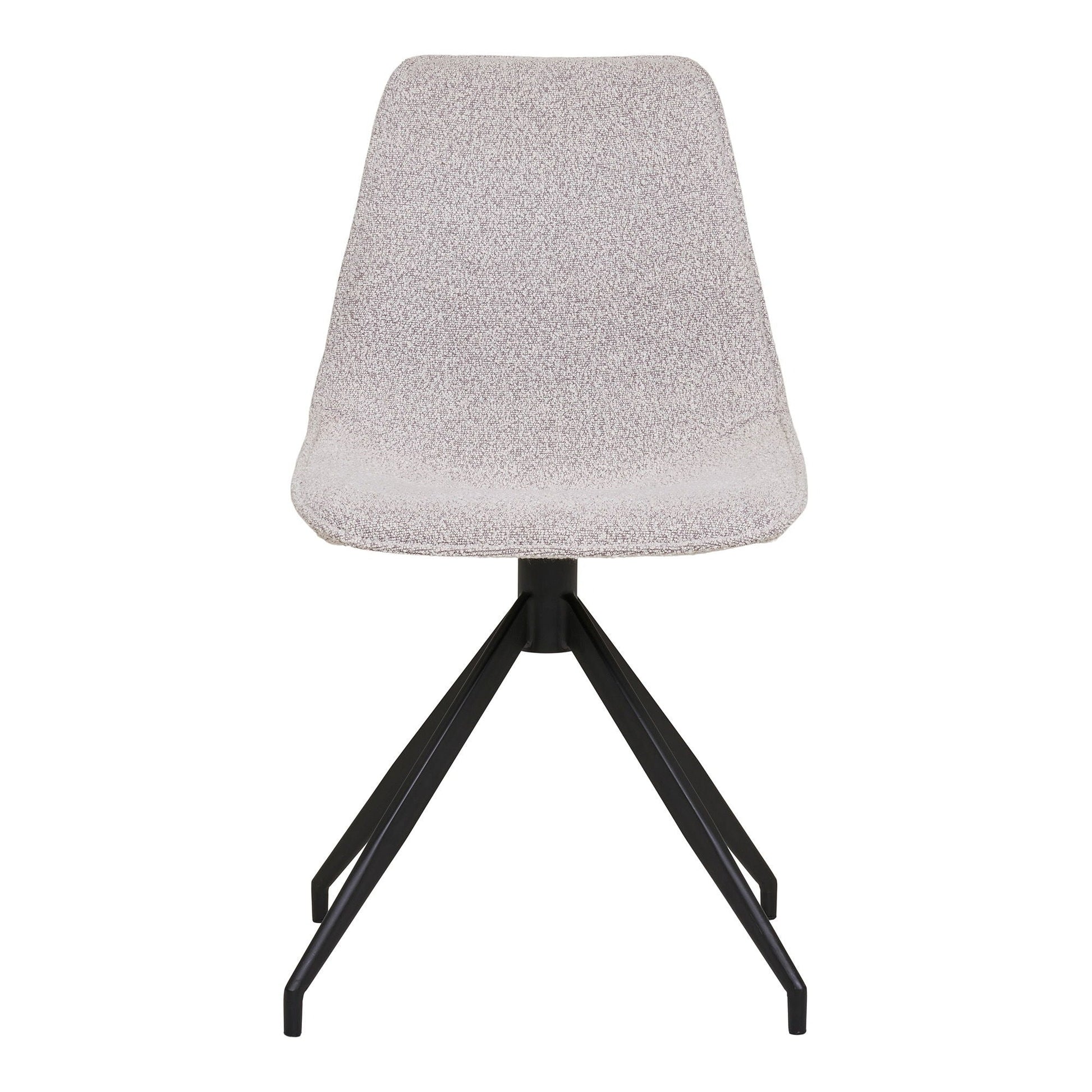 Bouclé Eetkamerstoel Monaco – Stijlvol Comfort Met Draaibasis - Casa Neu