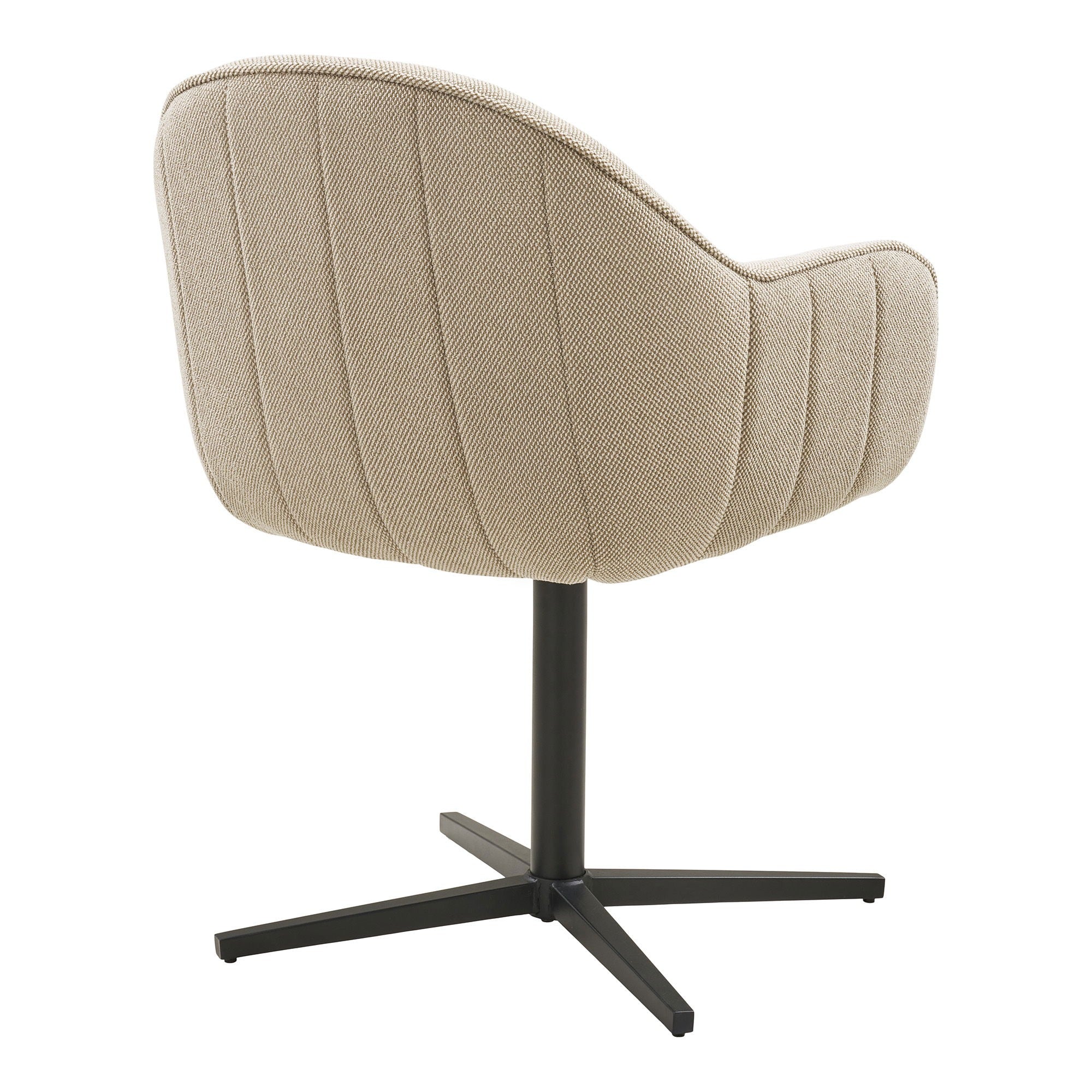 Eetkamerstoel Tamera – Luxe Comfort met Zwarte Poot - Casa Neu