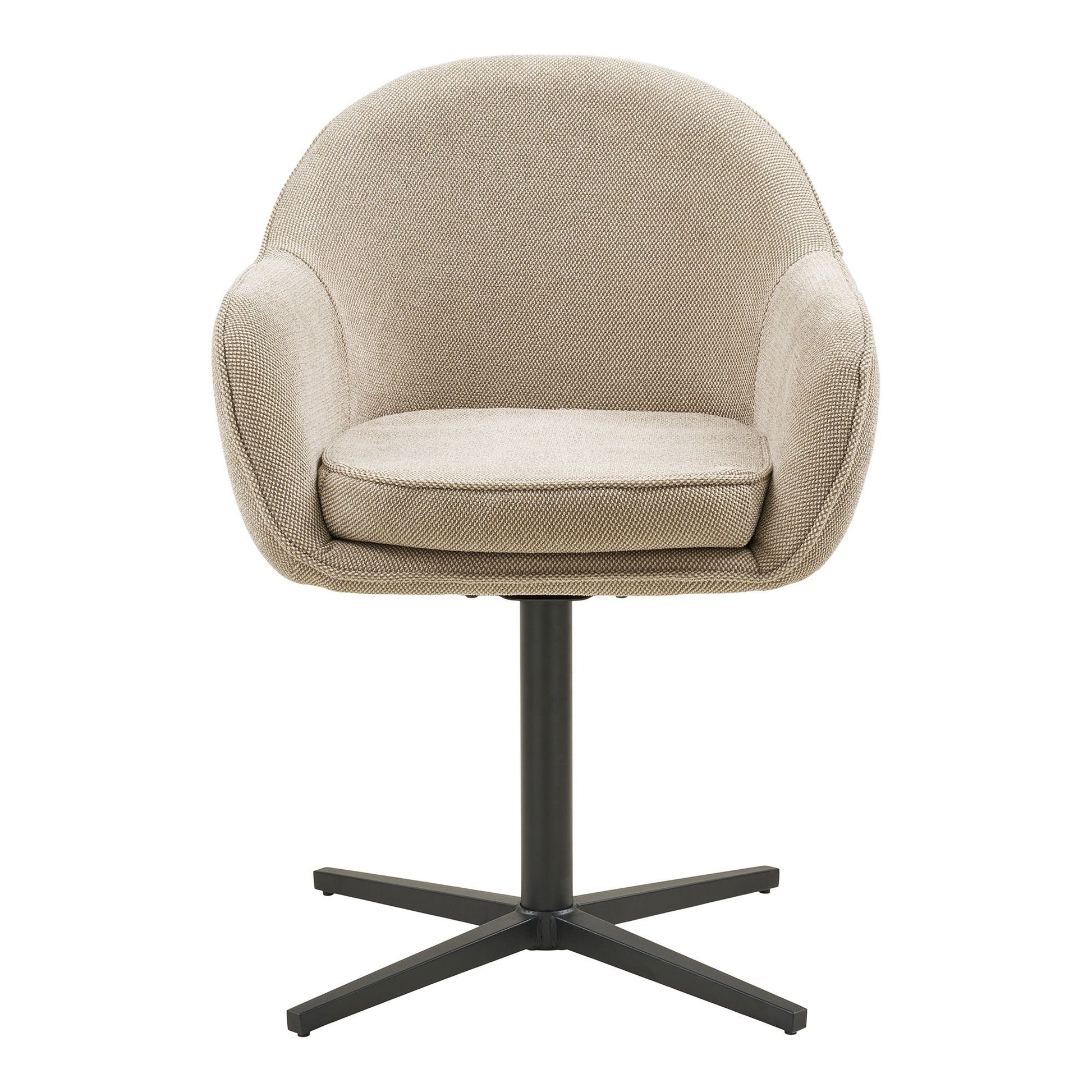 Eetkamerstoel Tamera – Luxe Comfort met Zwarte Poot - Casa Neu