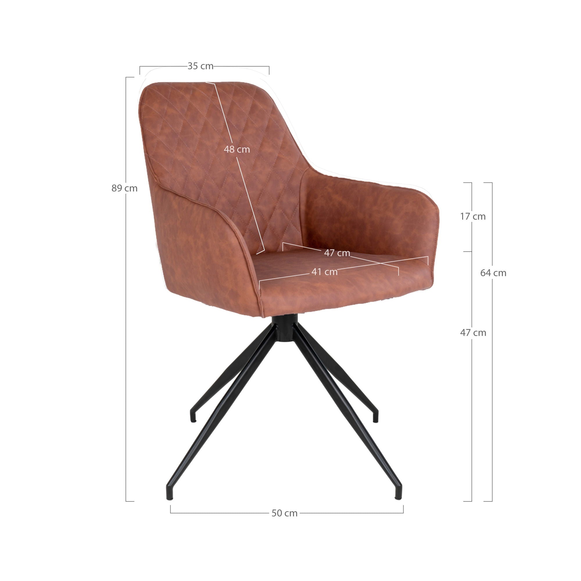 Harbo Dining Chair with swivel - Casaneu