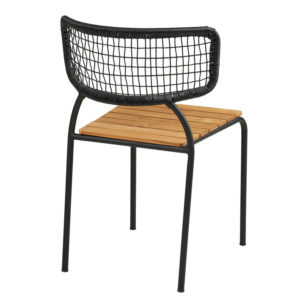 Houten Eetkamerstoel Nashville – Stoer Design Met Vlechtwerk - Casaneu