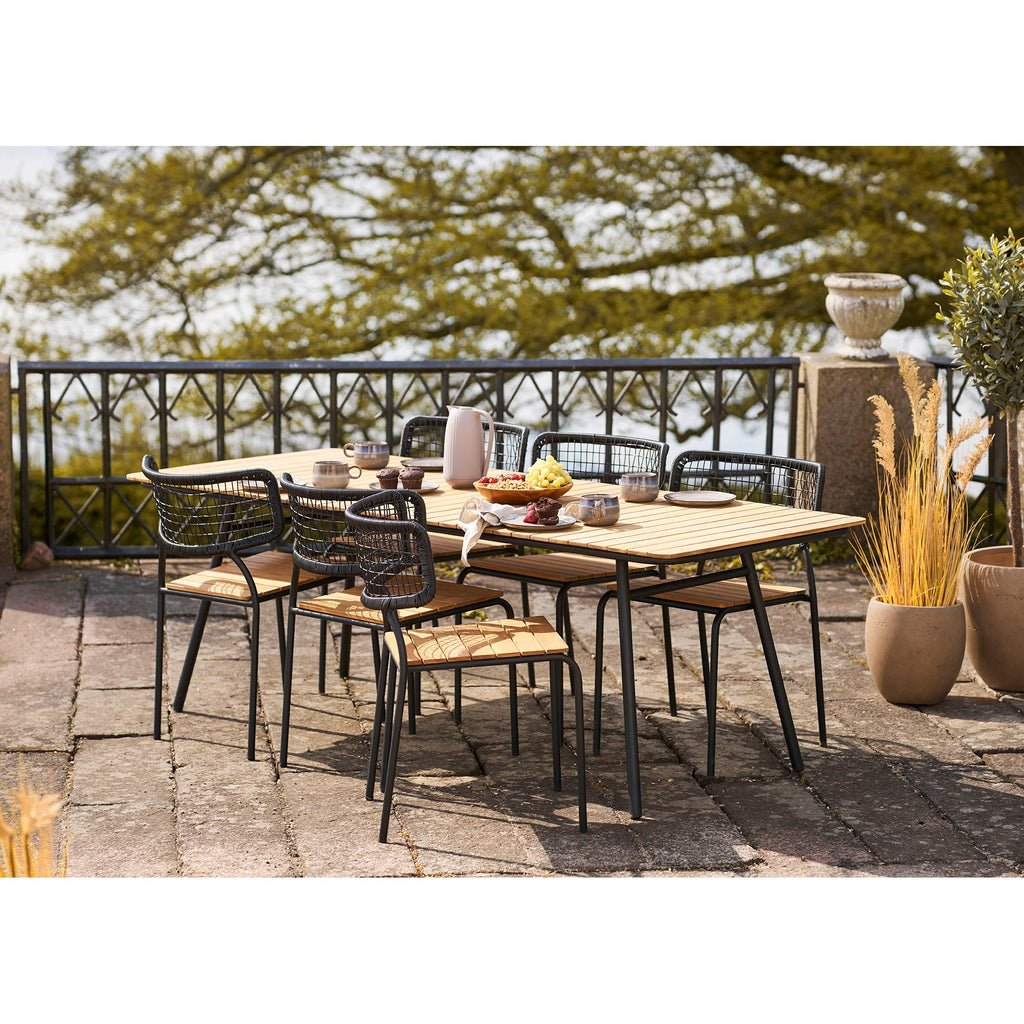 Houten Eetkamerstoel Nashville – Stoer Design Met Vlechtwerk