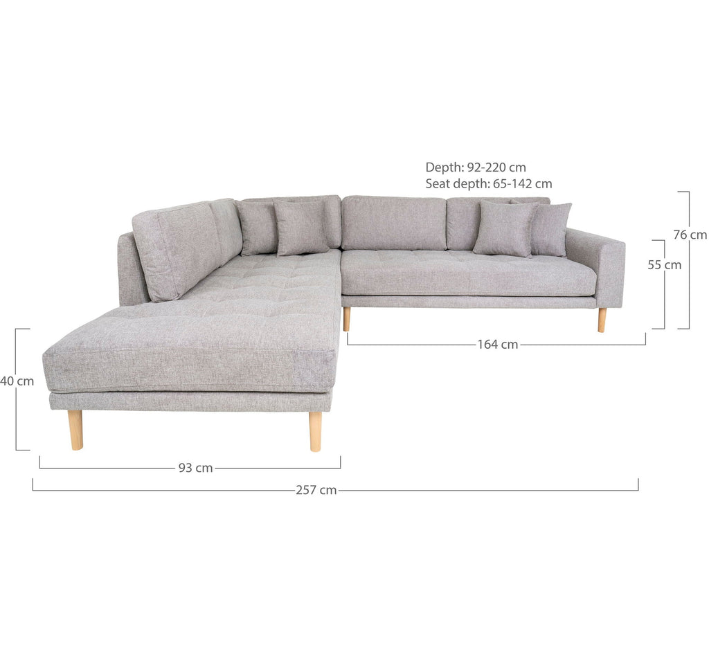 Lido Corner Sofa Open End - Casaneu