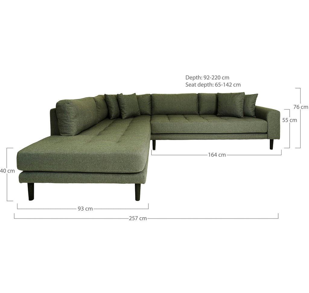 Lido Corner Sofa With Open End - Casaneu