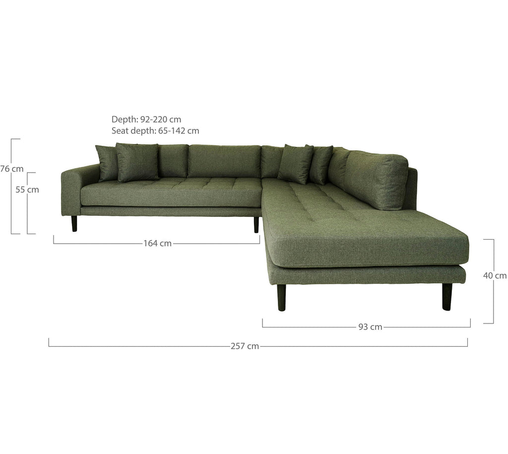 Lido Corner Sofa With Open End - Casaneu
