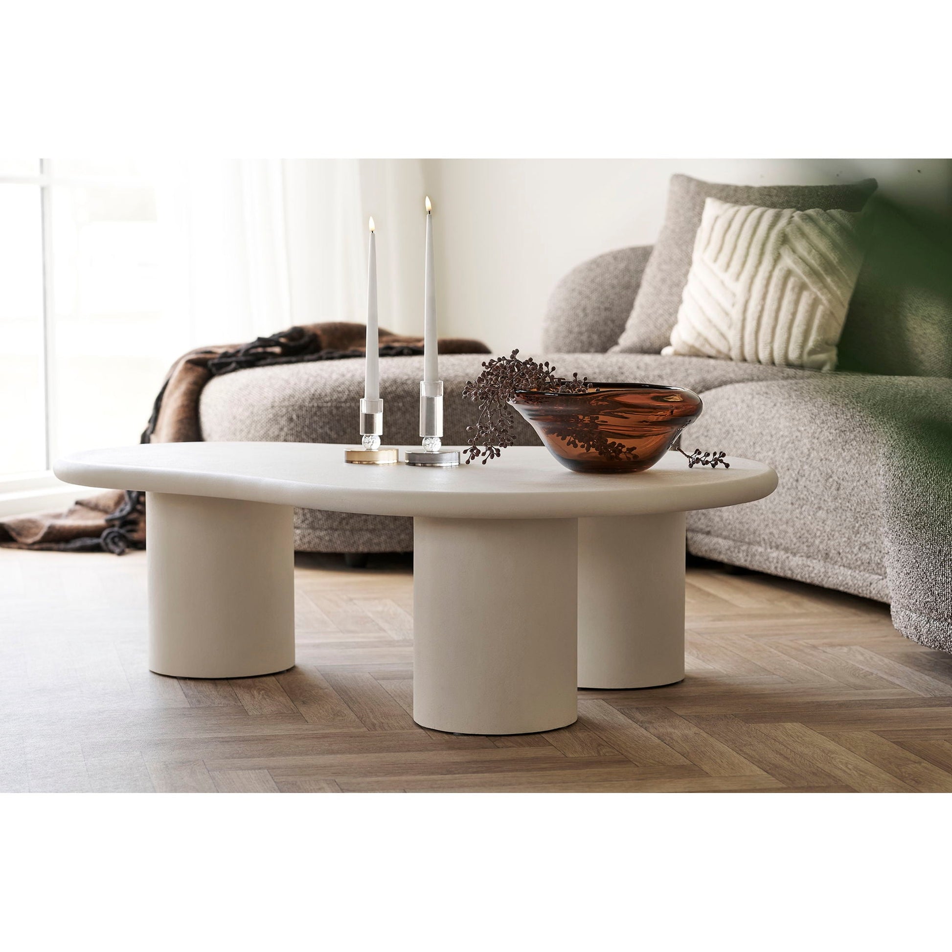 Orenda Salontafel – Organisch Design Off - White - Casa Neu