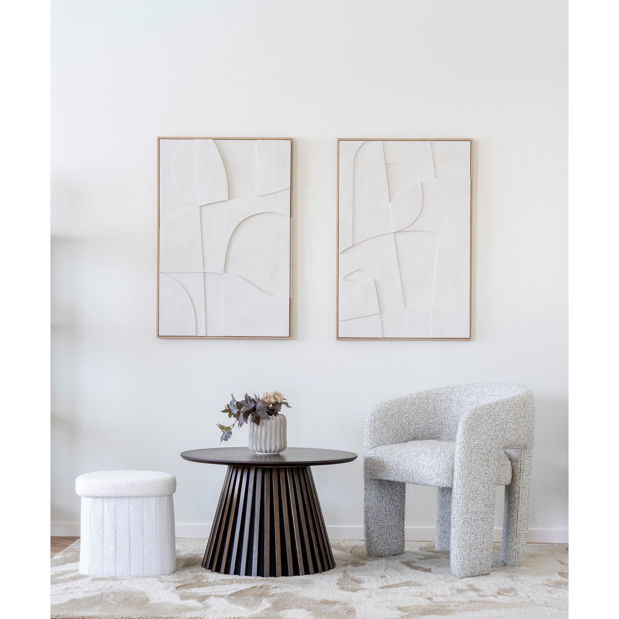 Stoffen Eetkamerstoel Branson – Ergonomisch & Trendy Ontwerp - Casa Neu